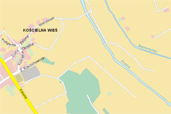 Mapa ( Plan ) Kalisza. Warstwa gwna. Kalisz - Wielkopolska.    
   Warstwa gwna prezentuje ukad ulic Kalisza, oraz okolicznych miejscowoci. Zaznaczono: gwne trasy komunikacyjne, trasy przelotowe Kalisza, jeziora, rzeki, trasy kolejowe, tereny zielone, przemysowe i zarysy zabudowa. Mapa wykonana jest w skali 1:10 000 - warstwa podstawowa oraz w wikszych skalach.

Kalisz - warstwa gwna Internetowego Planu Kalisza serwisu Cyber Wielkopolska.
