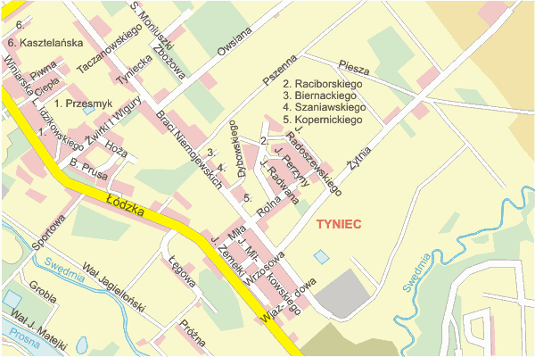 Mapa ( Plan ) Kalisza. Warstwa gwna. Kalisz - Wielkopolska.    
   Warstwa gwna prezentuje ukad ulic Kalisza, oraz okolicznych miejscowoci. Zaznaczono: gwne trasy komunikacyjne, trasy przelotowe Kalisza, jeziora, rzeki, trasy kolejowe, tereny zielone, przemysowe i zarysy zabudowa. Mapa wykonana jest w skali 1:10 000 - warstwa podstawowa oraz w wikszych skalach.

Kalisz - warstwa gwna Internetowego Planu Kalisza serwisu Cyber Wielkopolska.