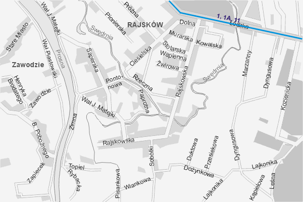 Mapa ( Plan ) Kalisza. Warstwa komunikacyjna. Kalisz - Wielkopolska.    

   Warstwa komunikacyjna prezentuje ukad ulic Kalisza, oraz okolicznych miejscowoci wraz z zaznaczonymi liniami komunikacji miejskiej i podmiejskiej. Zaznaczono: linie autobusowe dzienne i nocne. Mapa wykonana jest w skali 1:10 000 - warstwa komunikacyjna.

Kalisz - warstwa komunikacyjna Internetowego Planu Kalisza serwisu Cyber Wielkopolska.