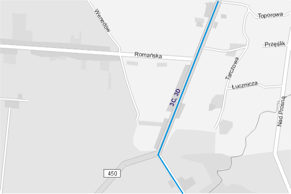 Mapa ( Plan ) Kalisza. Warstwa komunikacyjna. Kalisz - Wielkopolska.    

   Warstwa komunikacyjna prezentuje ukad ulic Kalisza, oraz okolicznych miejscowoci wraz z zaznaczonymi liniami komunikacji miejskiej i podmiejskiej. Zaznaczono: linie autobusowe dzienne i nocne. Mapa wykonana jest w skali 1:10 000 - warstwa komunikacyjna.

Kalisz - warstwa komunikacyjna Internetowego Planu Kalisza serwisu Cyber Wielkopolska.