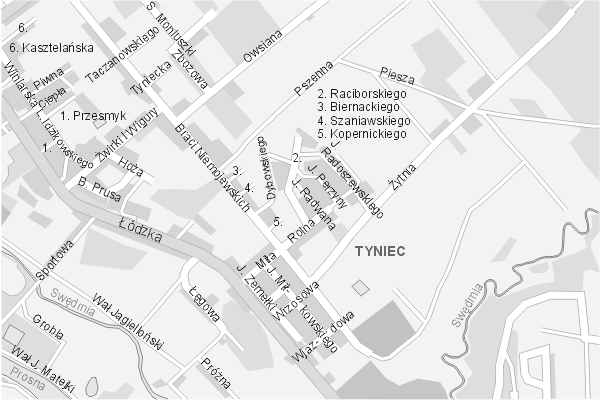 Mapa ( Plan ) Kalisza. Warstwa Biznesowy Kalisz. Kalisz - Wielkopolska.  
  
   Warstwa biznesowa prezentuje lokalizacje kaliskich firm w postaci umieszczonego logo firmy na planie. Po najechaniu kursorem myszy na logo firmy pojawia si nazwa i adres lokalizowanej firmy (IE), a po klikniciu otwiera dodatkowe okienko z opisem firmy i danymi teleadresowymi. Wszystkie zlokalizowane firmy wymienione s pod wywietlan mapk - fragmentem mapy ( planu ) Kalisza. Warstwa nieustannie si rozbudowuje. Mapa wykonana jest w skali 1:10 000 - warstwa biznes.

Kalisz - warstwa biznesowa ( biznes ) Internetowego Planu Kalisza serwisu Cyber Wielkopolska.