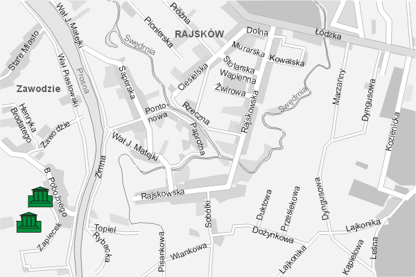 Mapa ( Plan ) Kalisza. Turystyczny Kalisz. Kalisz - Wielkopolska.  
  
   Warstwa turystyczna prezentuje lokalizacje obiektw turystycznych (zabytki, muzea, punkty widokowe, itp.) na terenie Kalisza. Mapa wykonana jest w skali 1:10 000 - warstwa turystyczny Kalisz.

Kalisz - warstwa turystyczna Internetowego Planu Kalisza serwisu Cyber Wielkopolska.